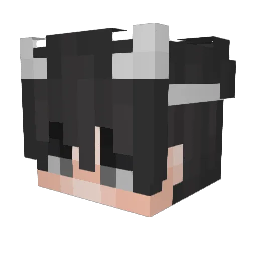 ZUUKARIMOTO Minecraft avatar head, 3D render