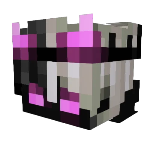 ZVDXC Minecraft avatar head, 3D render