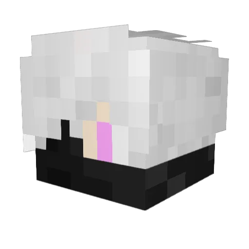 ZX2X Minecraft avatar head, 3D render
