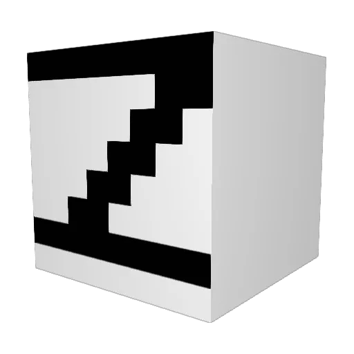 ZX801Y Minecraft avatar head, 3D render