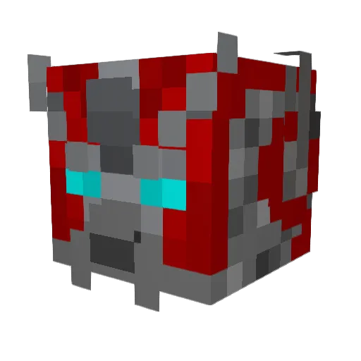 ZXCBEBRA1337 Minecraft avatar head, 3D render