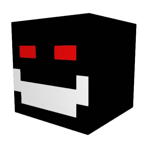 ZXCVB001 Minecraft avatar head, 3D render