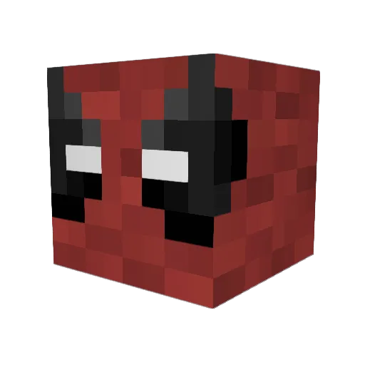ZXD9 Minecraft avatar head, 3D render