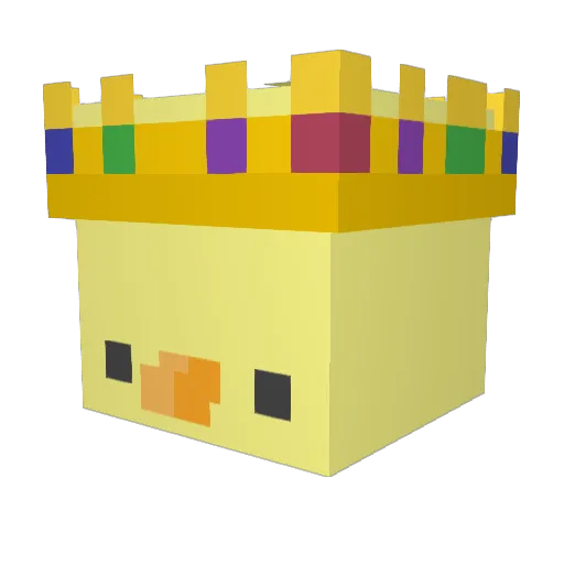 ZXimena Minecraft avatar head, 3D render