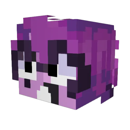 ZYONIKE Minecraft avatar head, 3D render