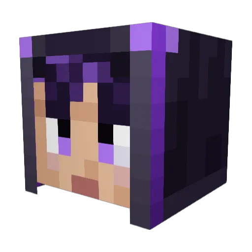 ZYPHER666 Minecraft avatar head, 3D render