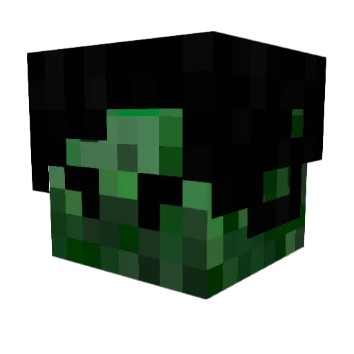 Z_Bub Minecraft avatar head, 3D render