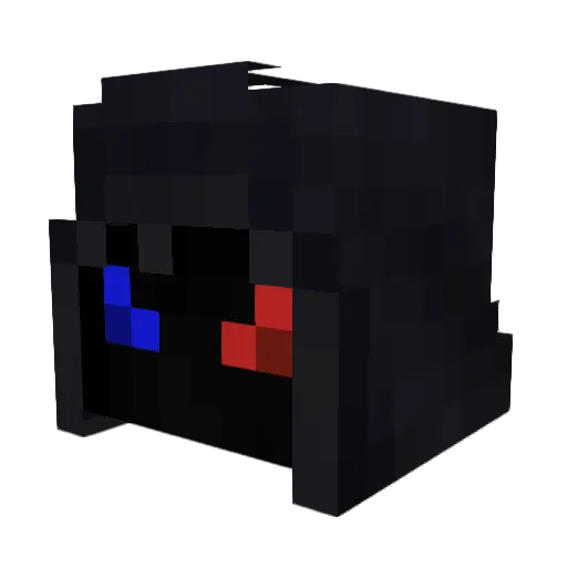 Z_Unknown1 Minecraft avatar head, 3D render