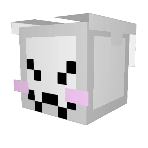 Z_e_r_o_Z Minecraft avatar head, 3D render