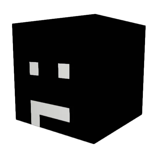 Z_startz Minecraft avatar head, 3D render