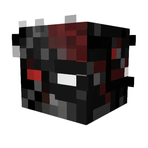 Za1nj Minecraft avatar head, 3D render