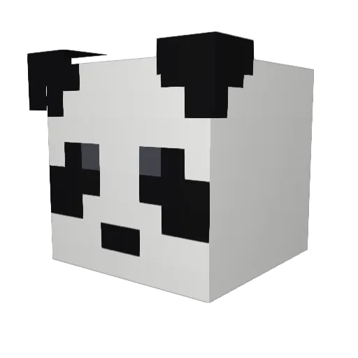 Za41n_19 Minecraft avatar head, 3D render