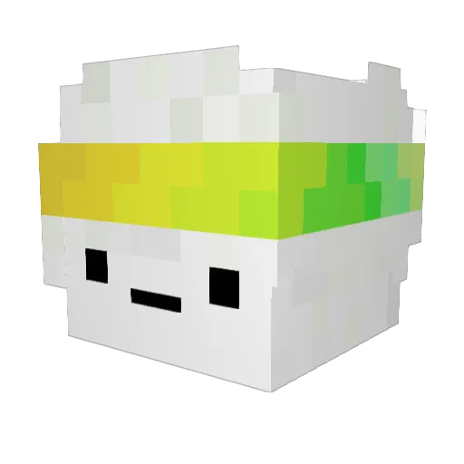 ZaDarkSide0 Minecraft avatar head, 3D render