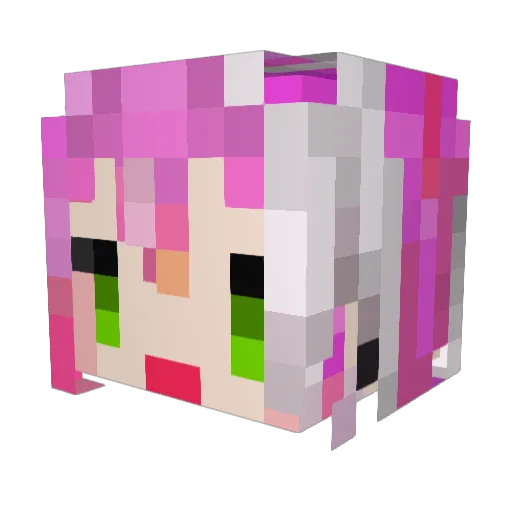 ZaWarudo699 Minecraft avatar head, 3D render