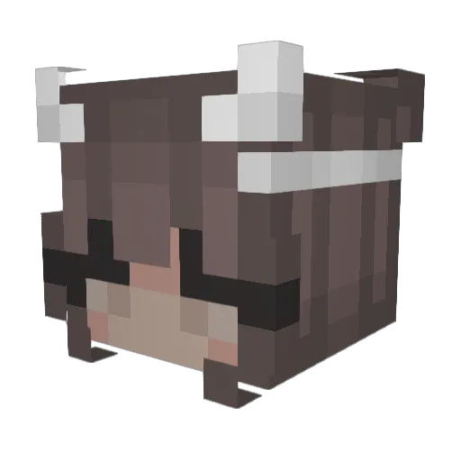 ZaWarudoDio Minecraft avatar head, 3D render