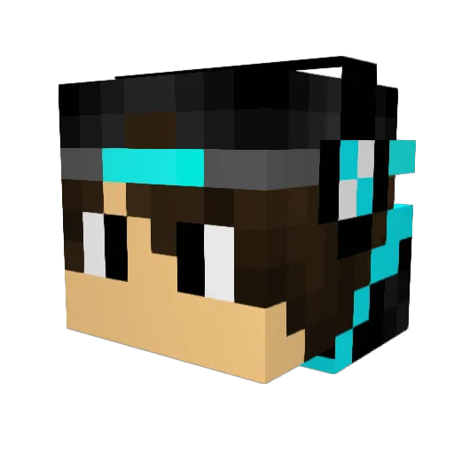 ZaYnE123 Minecraft avatar head, 3D render