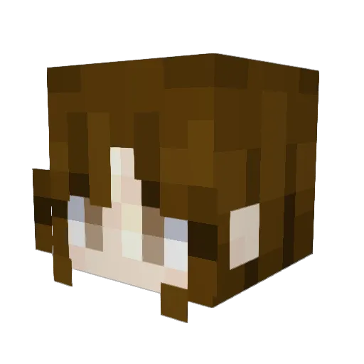 ZaZapAzmordos Minecraft avatar head, 3D render