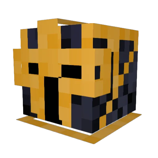 Za_Bosher Minecraft avatar head, 3D render