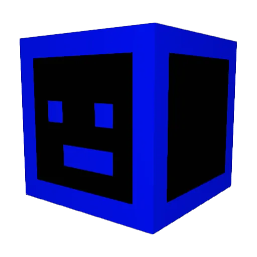 Zaa_ Minecraft avatar head, 3D render