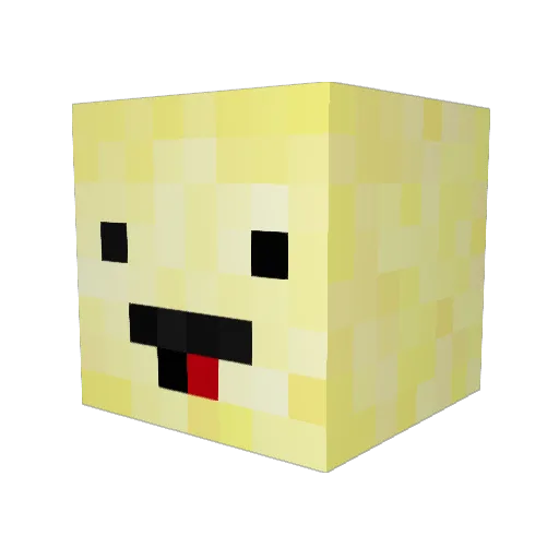 ZaangTWYT Minecraft avatar head, 3D render
