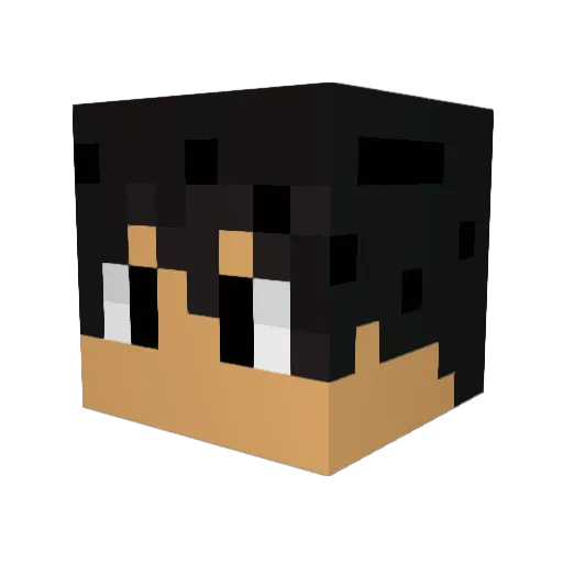 Zaap_ Minecraft avatar head, 3D render