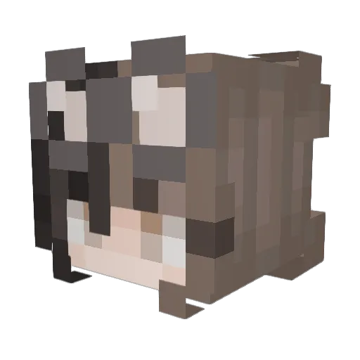 Zaap__ Minecraft avatar head, 3D render