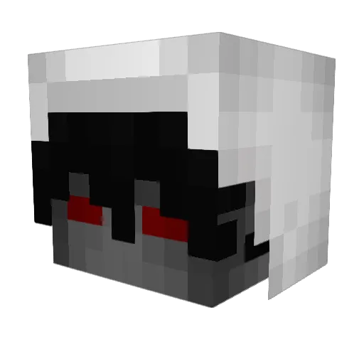 Zaba_SIGMA Minecraft avatar head, 3D render