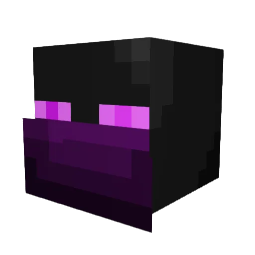 Zabbur Minecraft avatar head, 3D render