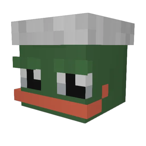 Zabol69 Minecraft avatar head, 3D render