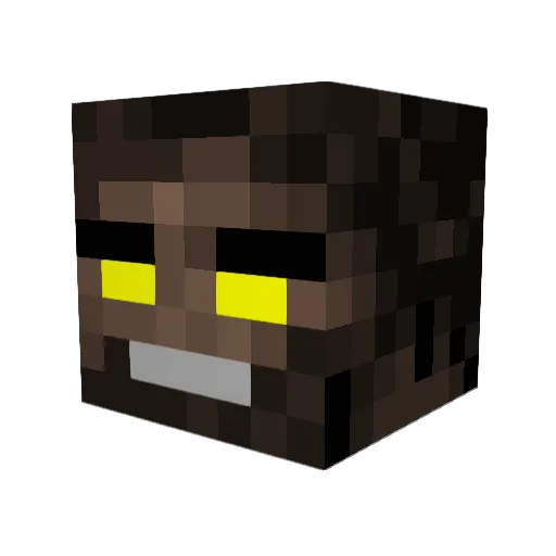 ZabuTaichou Minecraft avatar head, 3D render
