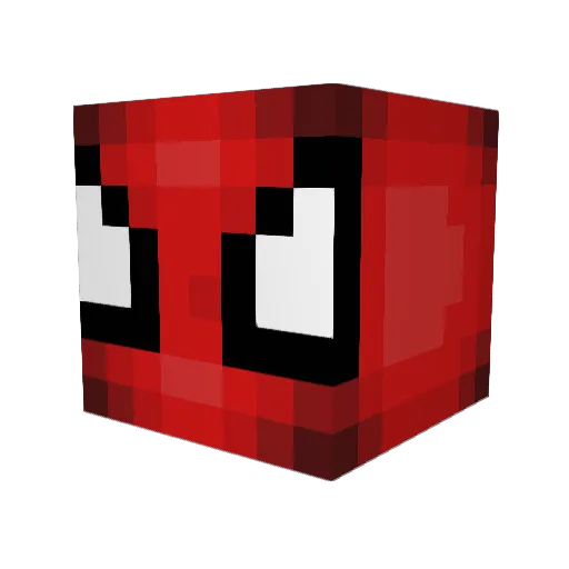 Zabuza21 Minecraft avatar head, 3D render