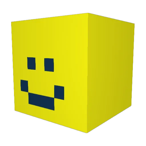 ZabuzaLeann Minecraft avatar head, 3D render
