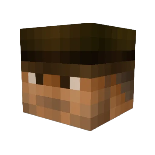 Zac78859 Minecraft avatar head, 3D render