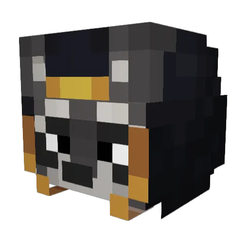 ZacAttaccc Minecraft avatar head, 3D render
