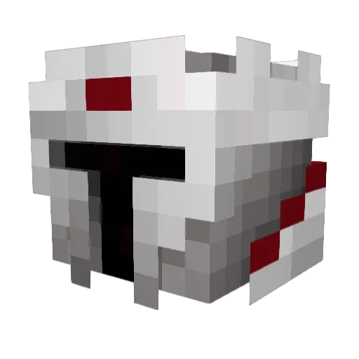 ZacAttax_ Minecraft avatar head, 3D render