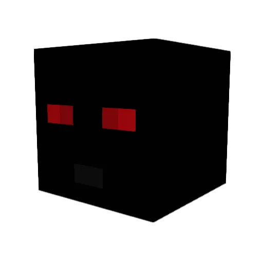 Zac_13 Minecraft avatar head, 3D render