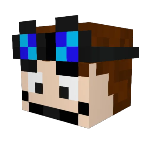 Zac_Attack68 Minecraft avatar head, 3D render