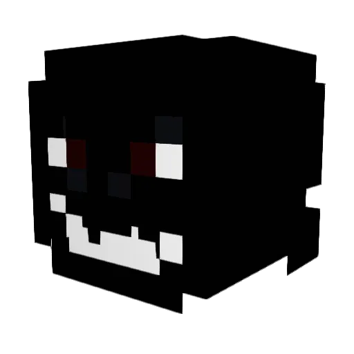 Zaca06 Minecraft avatar head, 3D render