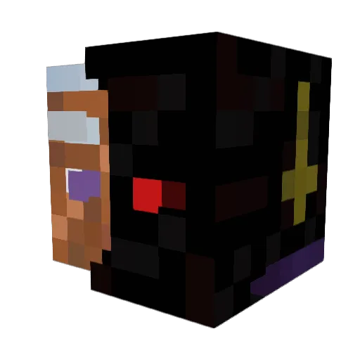 Zaccai69 Minecraft avatar head, 3D render