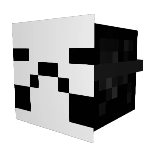 Zacchariah Minecraft avatar head, 3D render