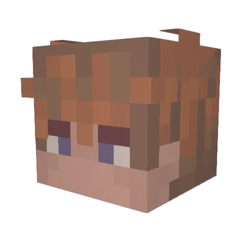 Zaccyboy1610 Minecraft avatar head, 3D render
