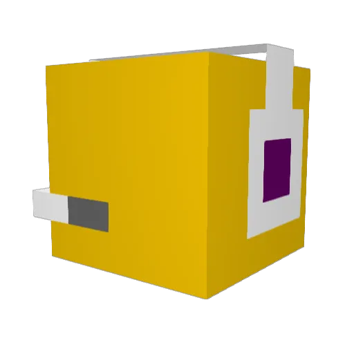 Zach231244 Minecraft avatar head, 3D render