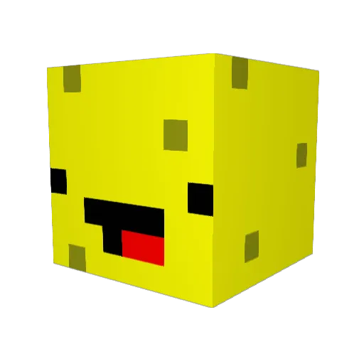 Zach3434 Minecraft avatar head, 3D render
