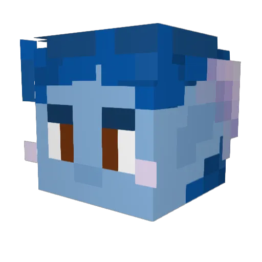 ZachAttack001 Minecraft avatar head, 3D render