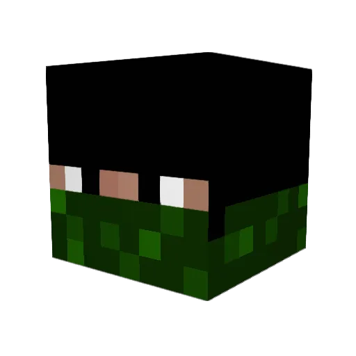 ZachOfFinland Minecraft avatar head, 3D render