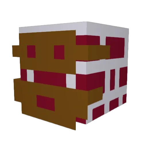 Zach_Keys Minecraft avatar head, 3D render