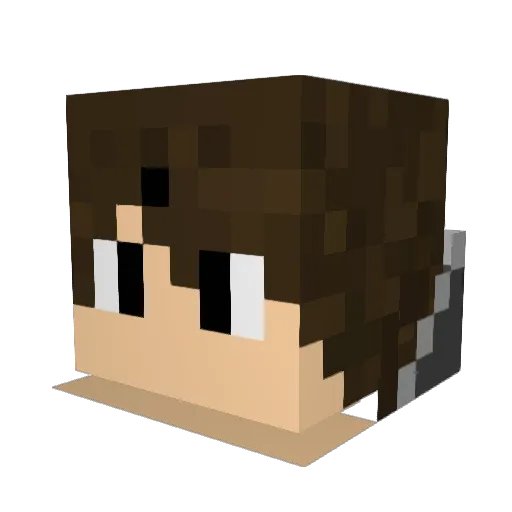 Zach_playz516 Minecraft avatar head, 3D render