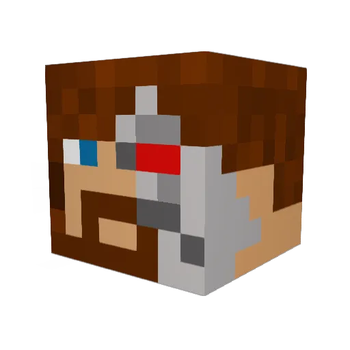 Zach_the_Quack Minecraft avatar head, 3D render