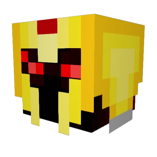 ZachariasBergman Minecraft avatar head, 3D render