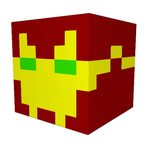 ZacharyAvenger Minecraft avatar head, 3D render